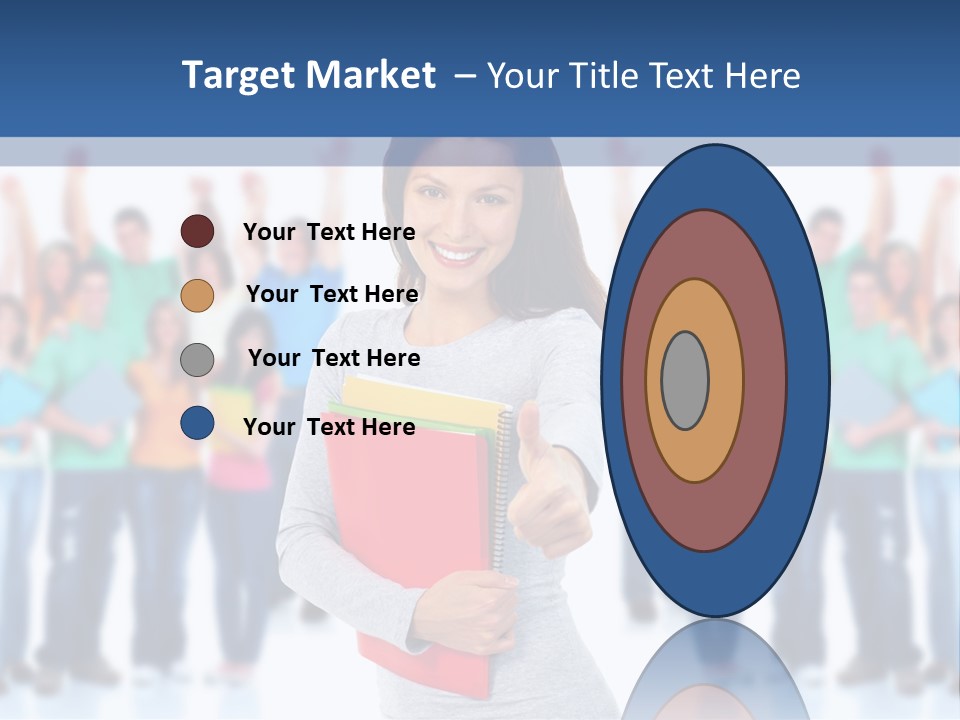 Isolated Success People PowerPoint Template