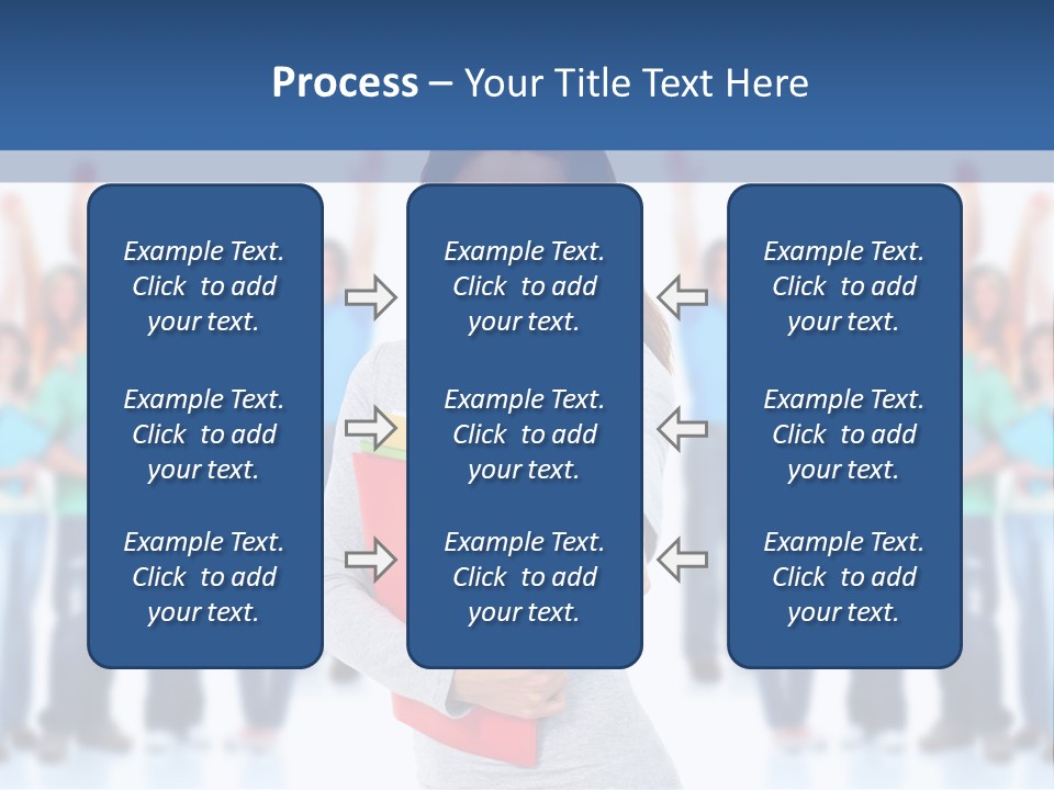 Isolated Success People PowerPoint Template