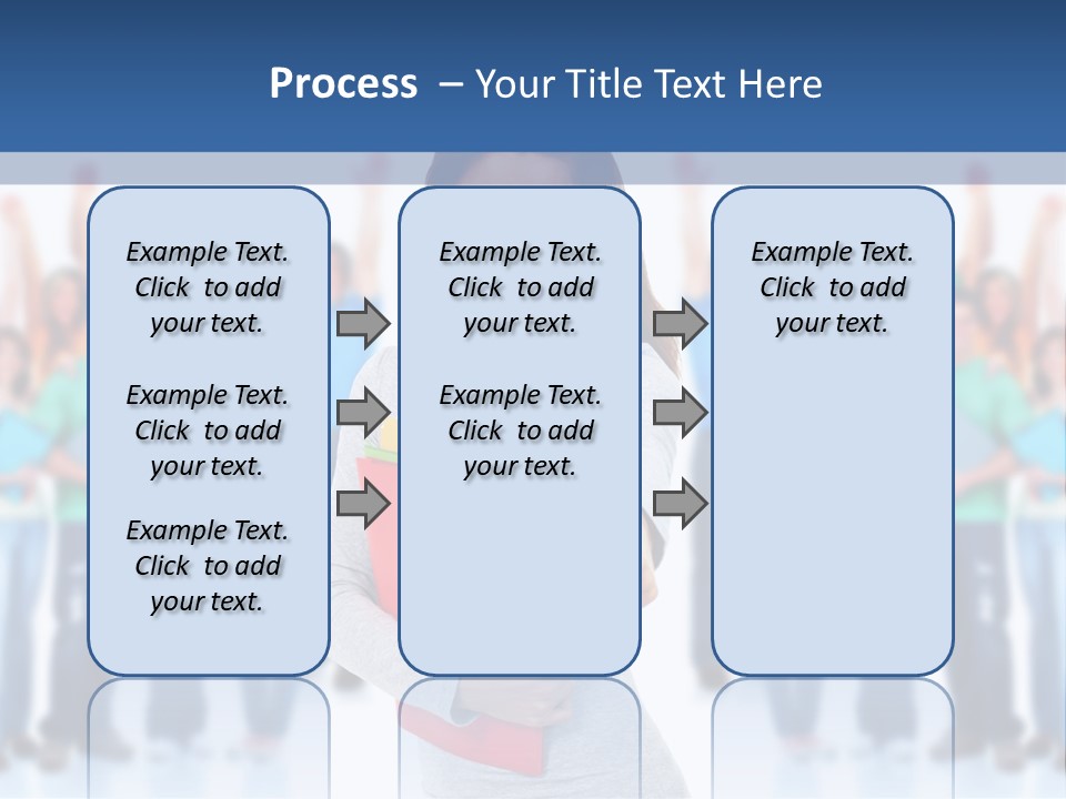 Isolated Success People PowerPoint Template
