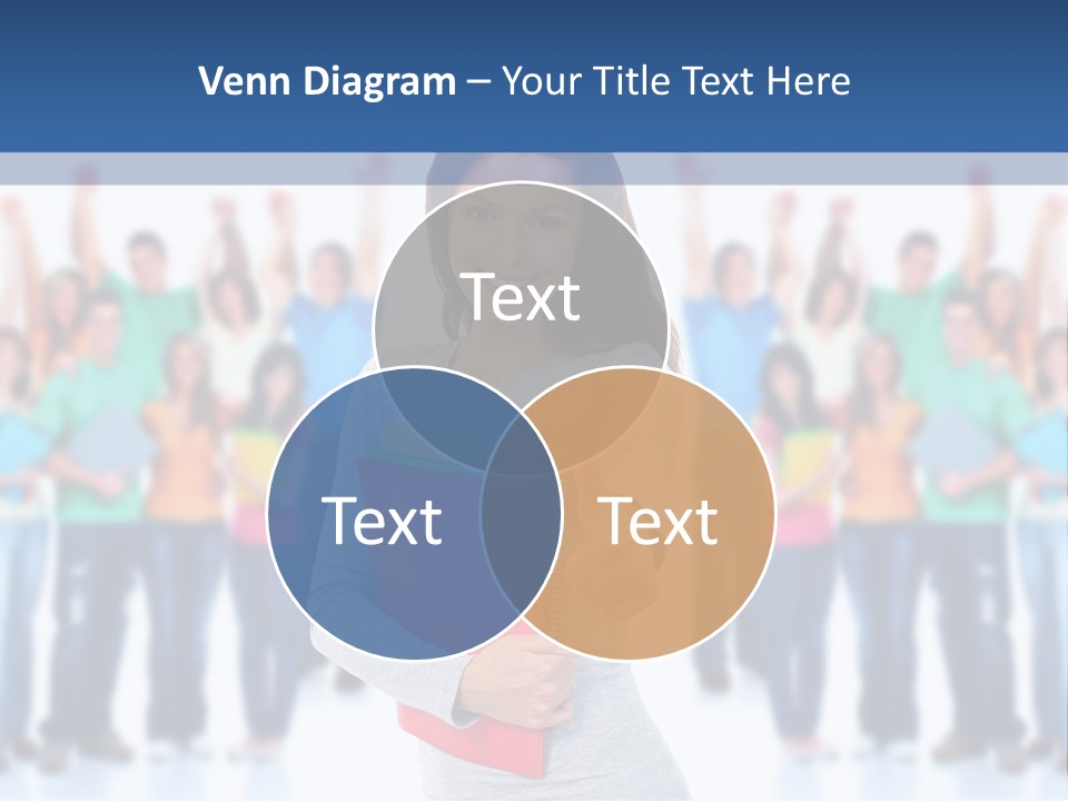 Isolated Success People PowerPoint Template