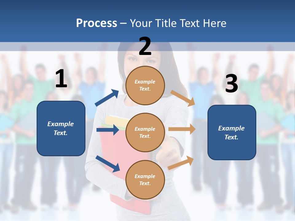 Isolated Success People PowerPoint Template