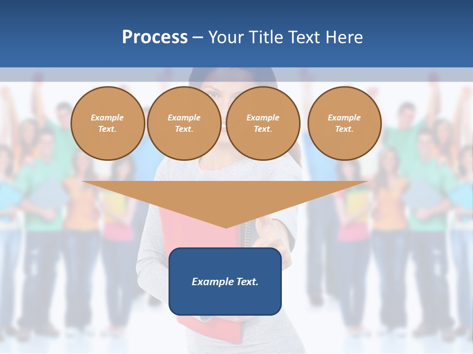 Isolated Success People PowerPoint Template