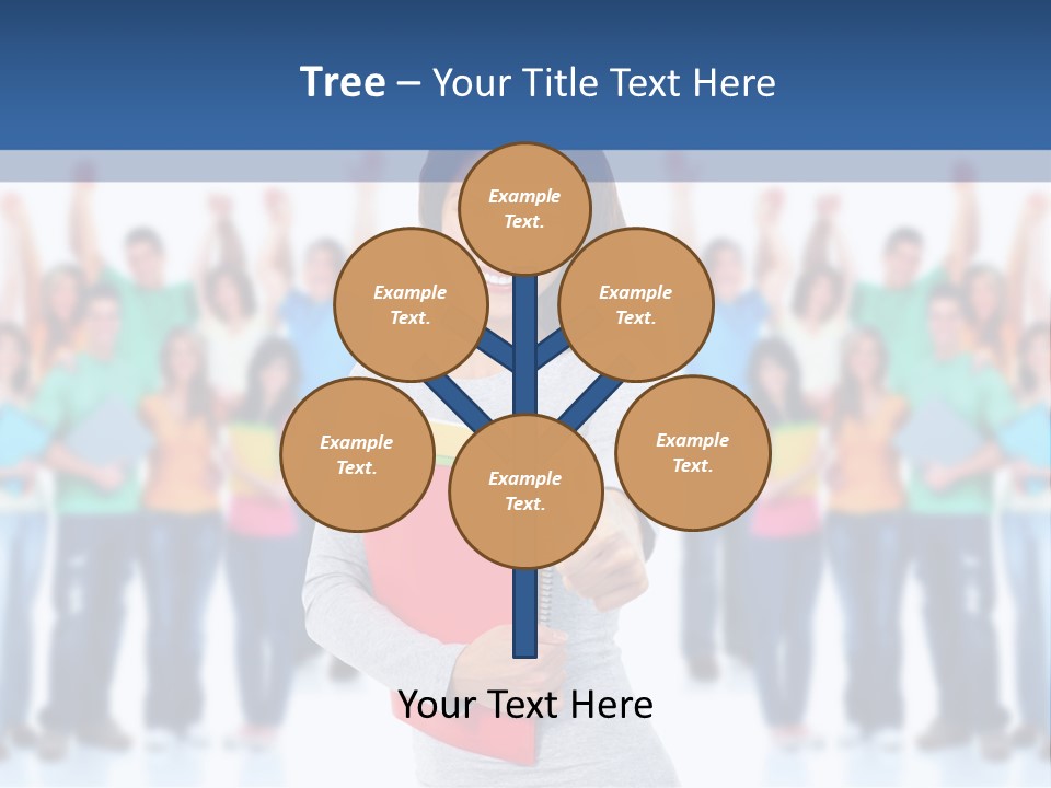 Isolated Success People PowerPoint Template