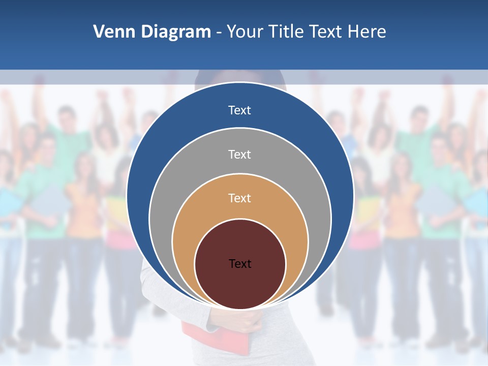 Isolated Success People PowerPoint Template