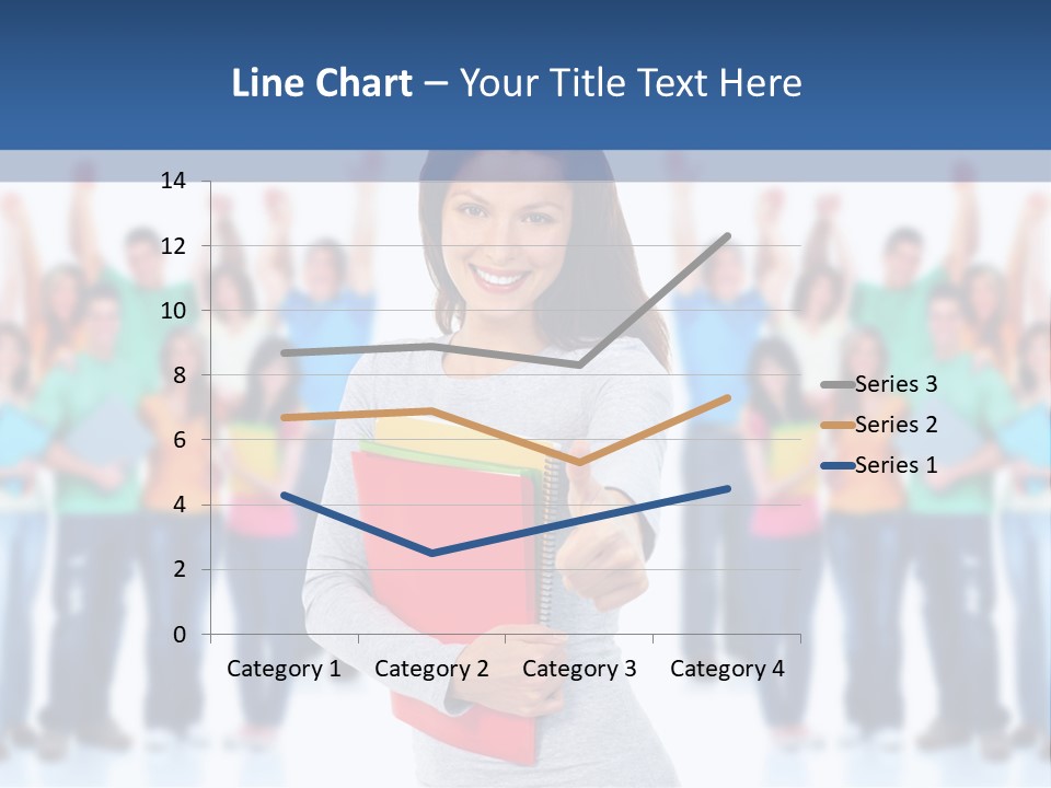 Isolated Success People PowerPoint Template