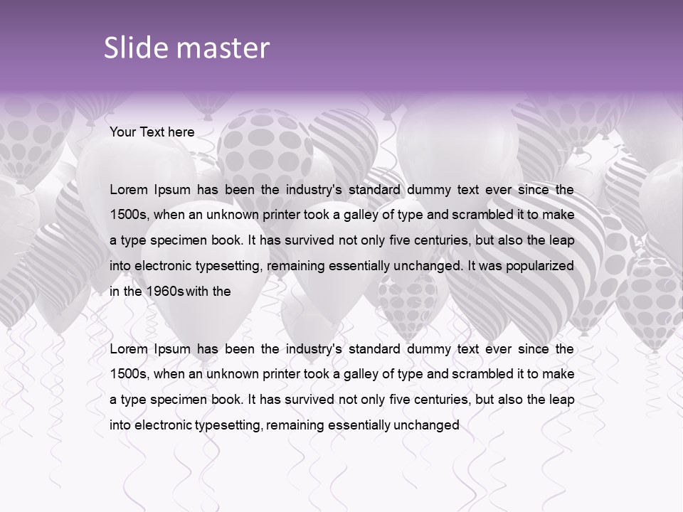 Round Space Joy PowerPoint Template