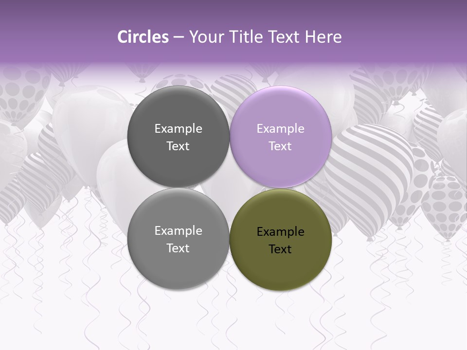 Round Space Joy PowerPoint Template