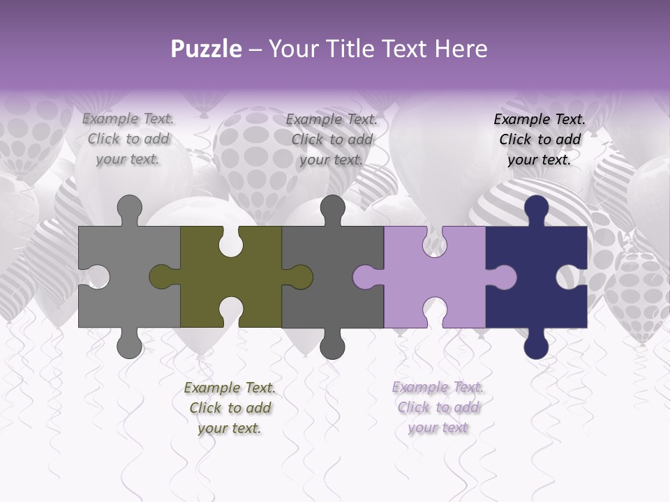 Round Space Joy PowerPoint Template