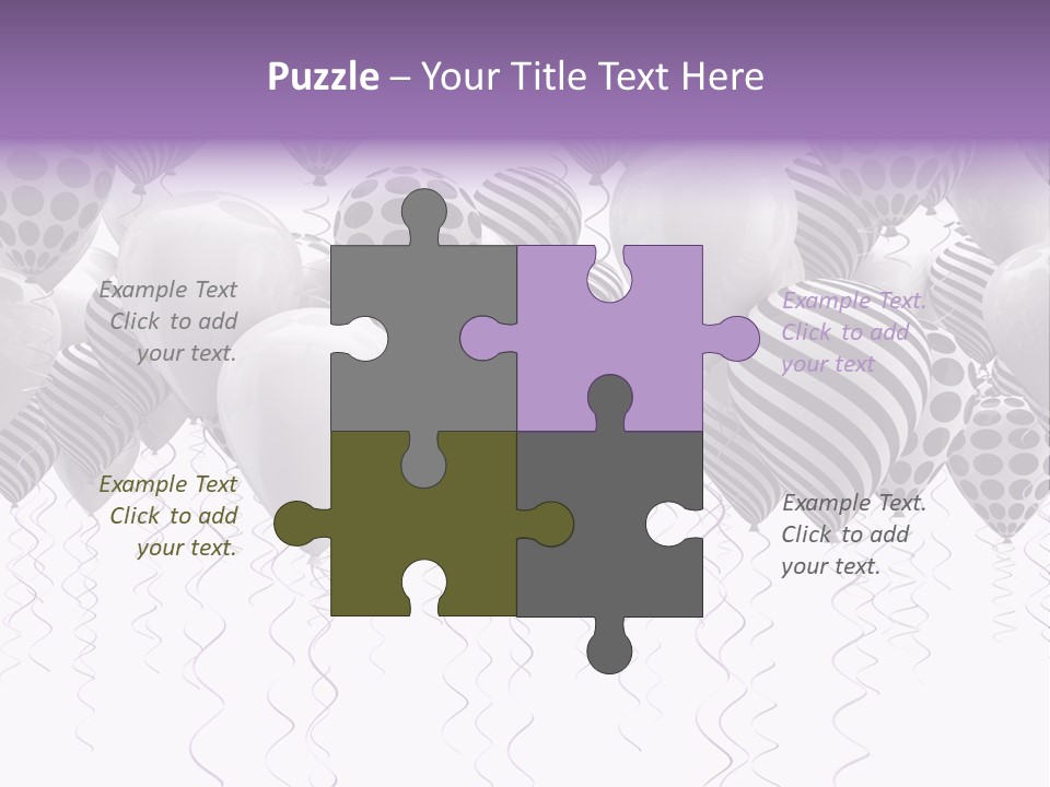 Round Space Joy PowerPoint Template