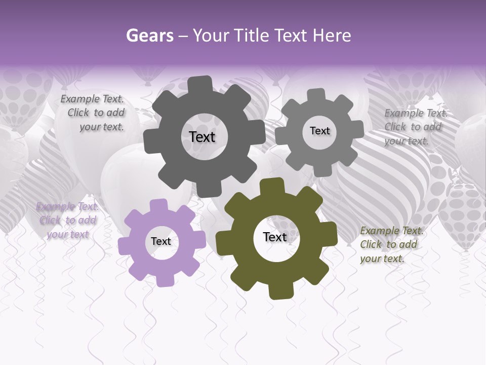 Round Space Joy PowerPoint Template