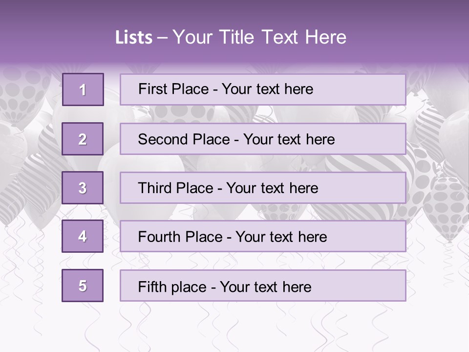 Round Space Joy PowerPoint Template