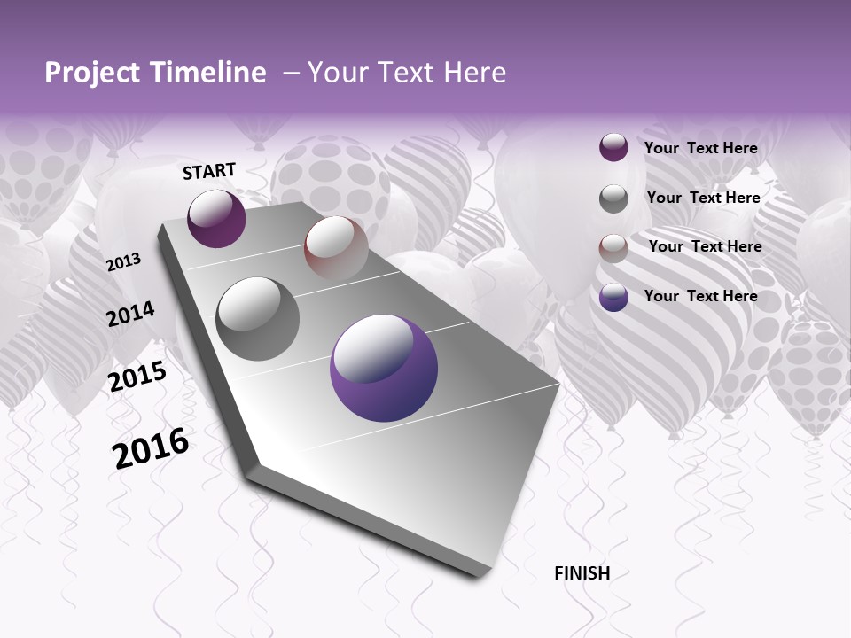 Round Space Joy PowerPoint Template