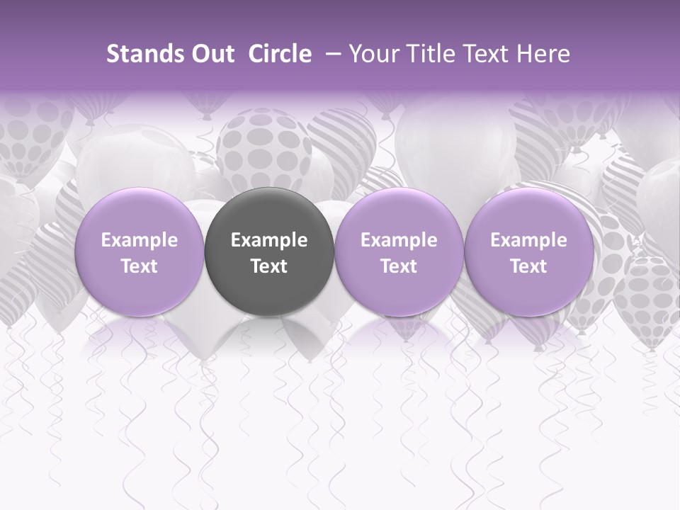 Round Space Joy PowerPoint Template