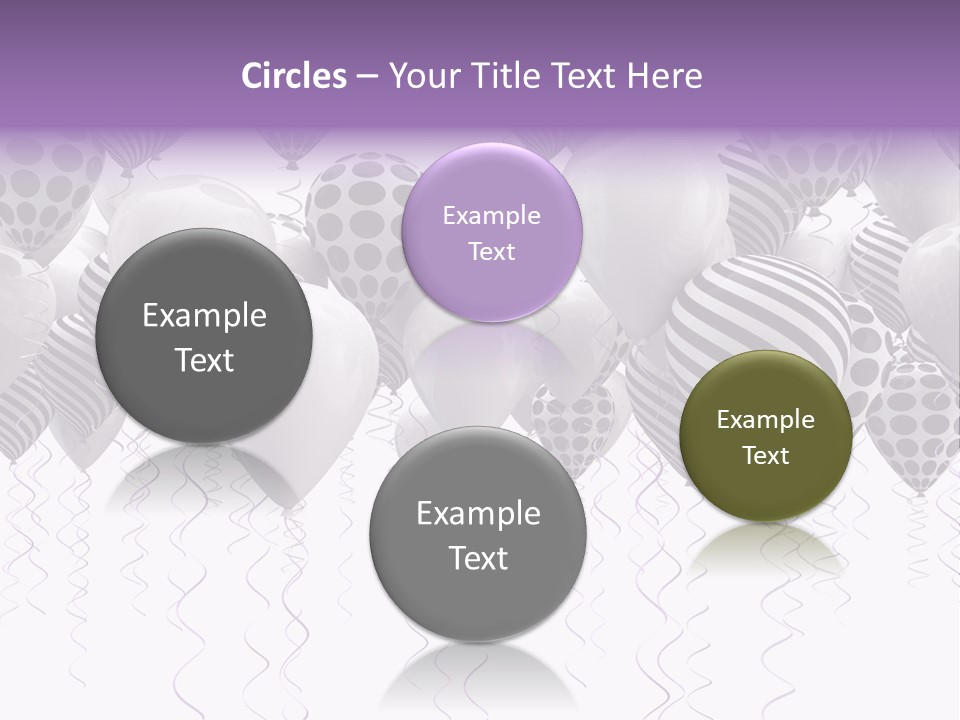 Round Space Joy PowerPoint Template