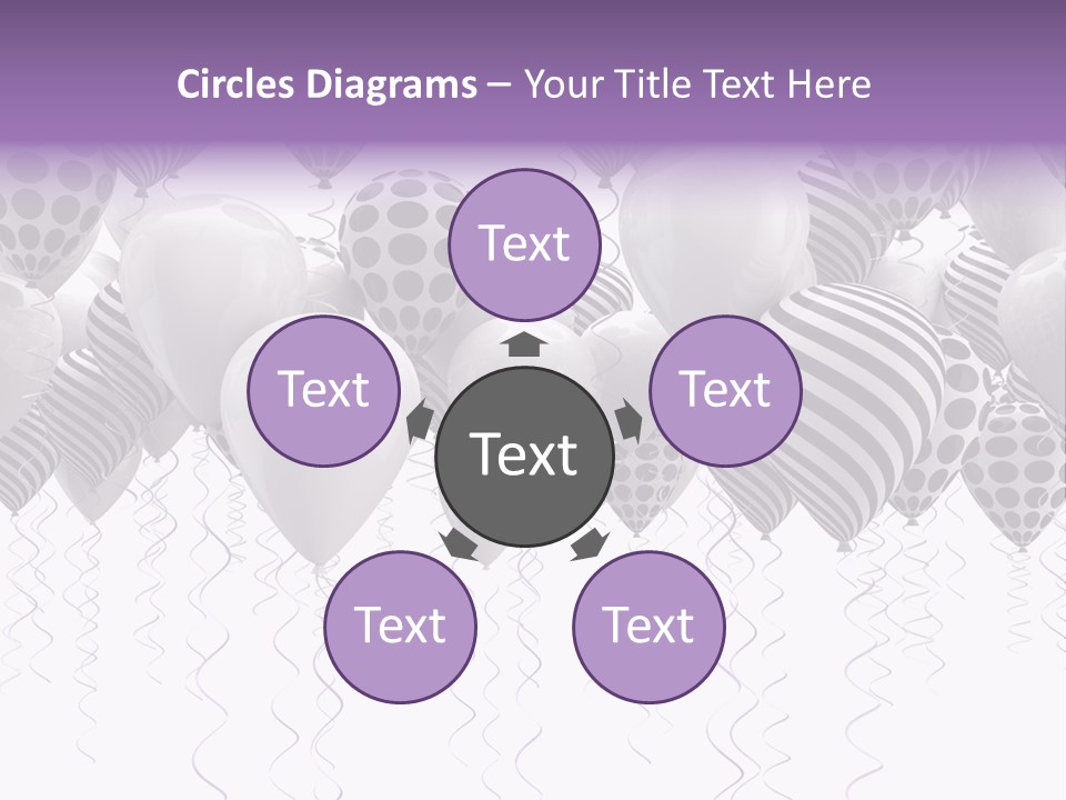 Round Space Joy PowerPoint Template