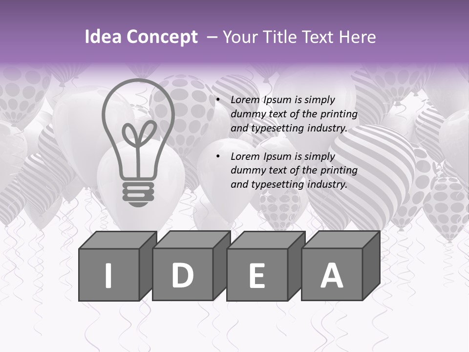 Round Space Joy PowerPoint Template