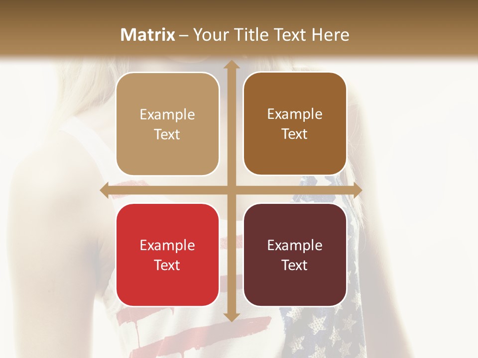 Skinny America Caucasian PowerPoint Template