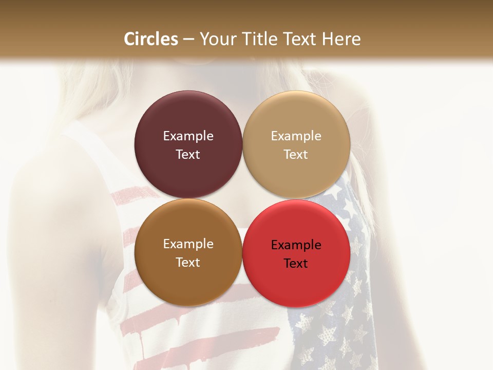 Skinny America Caucasian PowerPoint Template