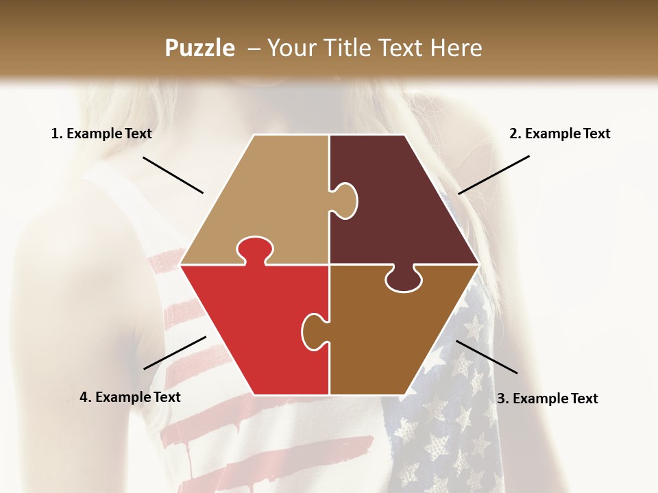 Skinny America Caucasian PowerPoint Template