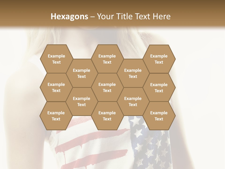 Skinny America Caucasian PowerPoint Template