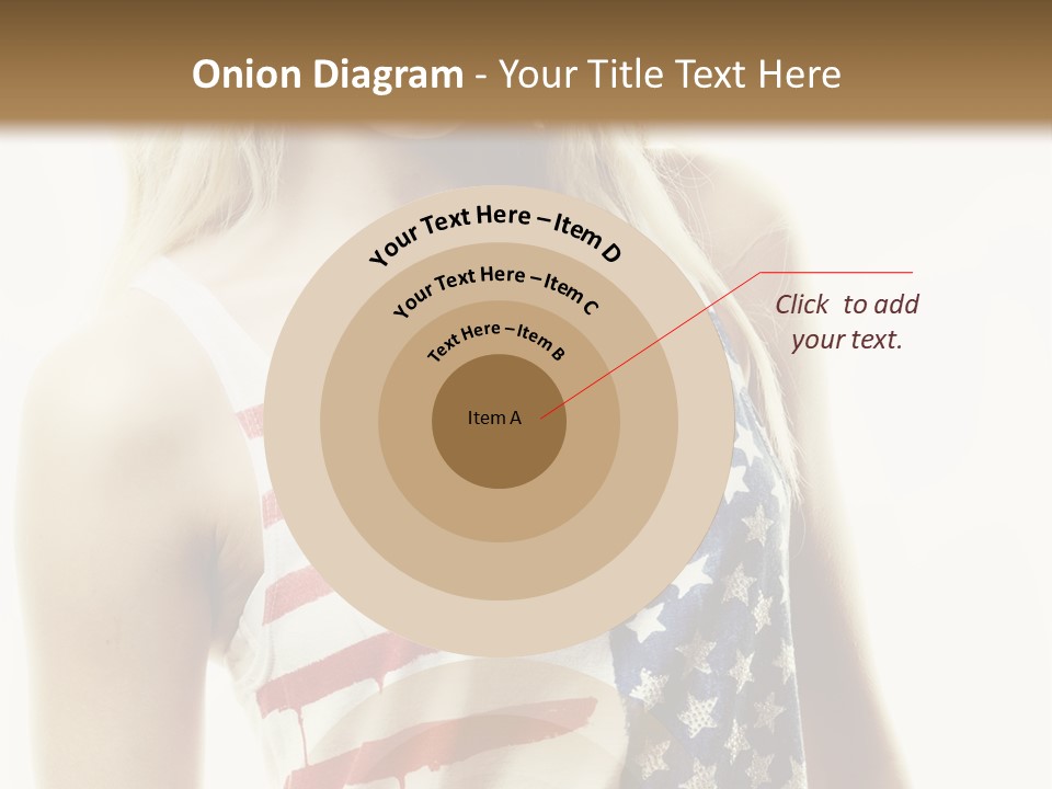 Skinny America Caucasian PowerPoint Template