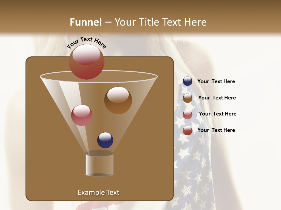 Skinny America Caucasian PowerPoint Template