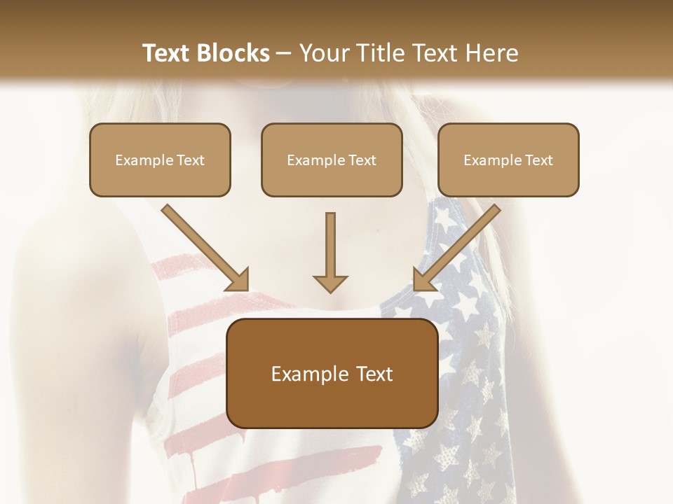 Skinny America Caucasian PowerPoint Template