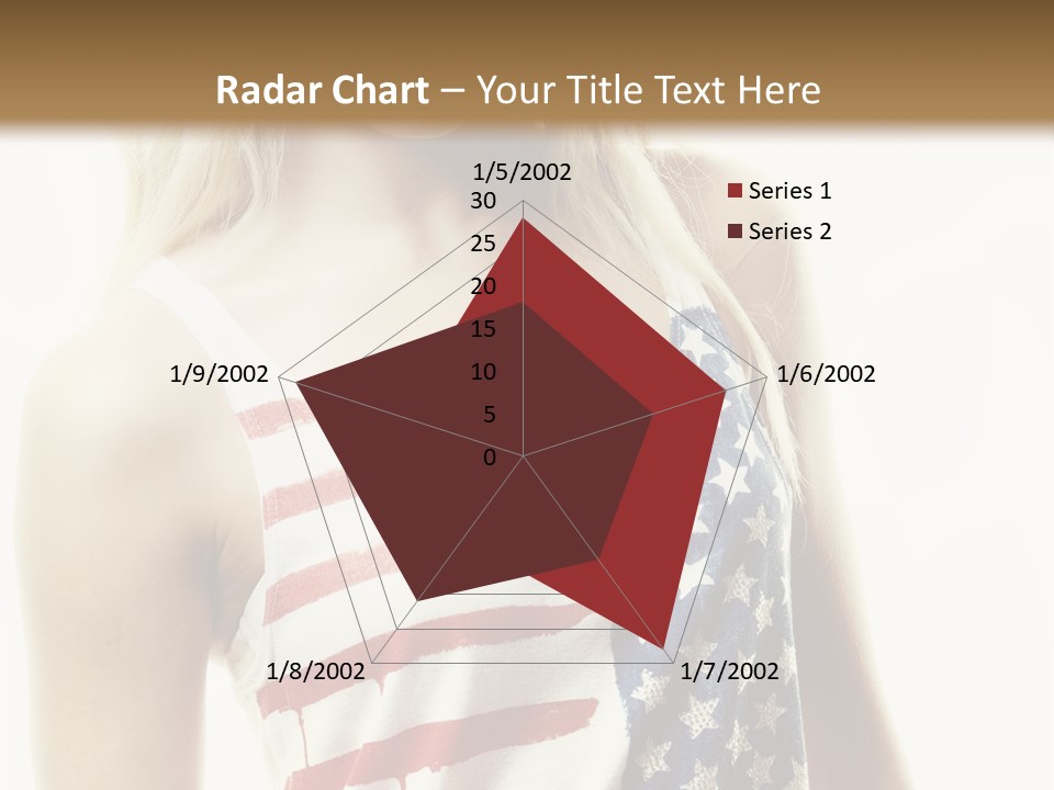 Skinny America Caucasian PowerPoint Template