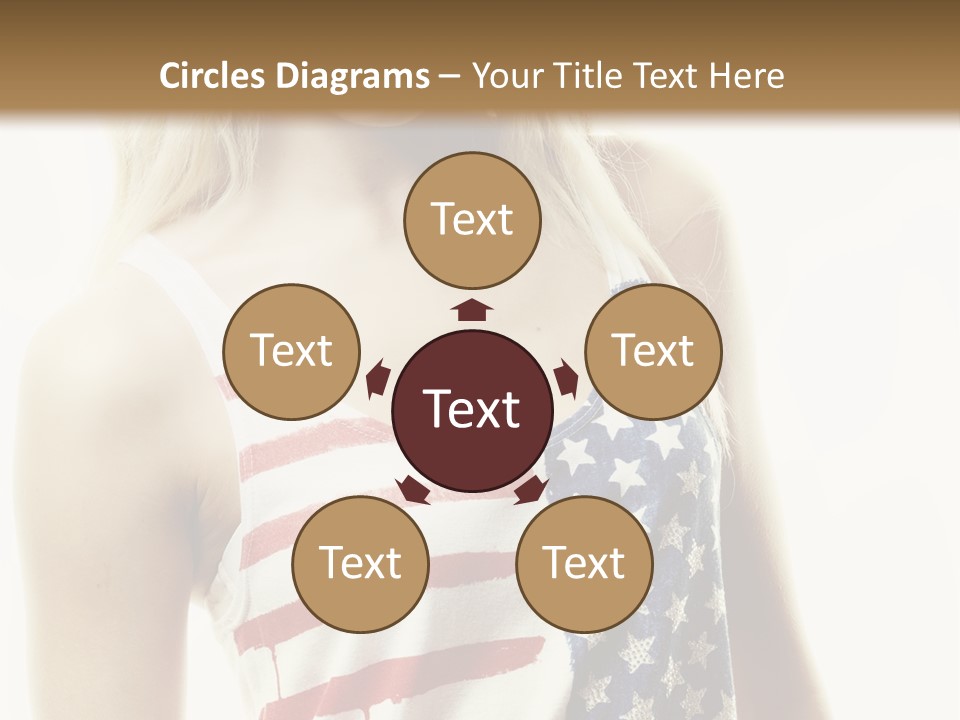 Skinny America Caucasian PowerPoint Template