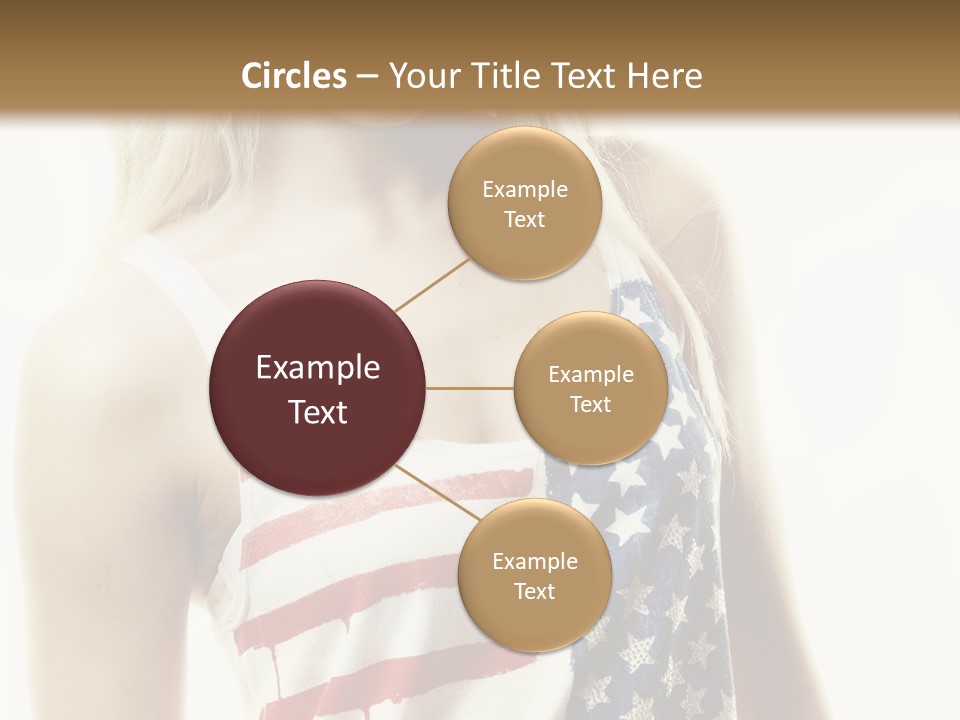 Skinny America Caucasian PowerPoint Template