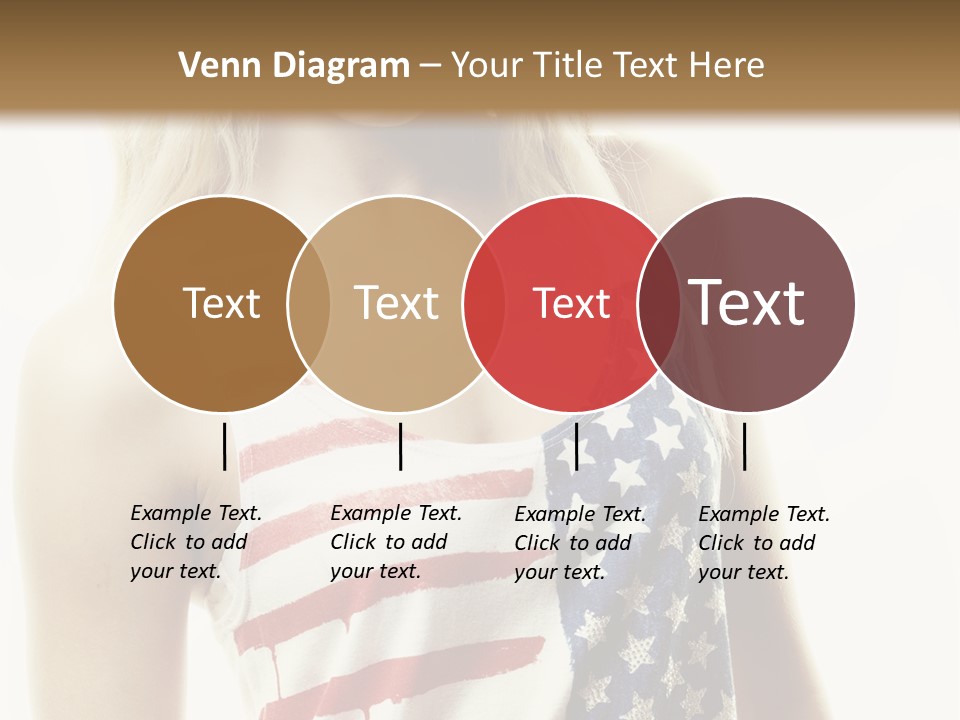 Skinny America Caucasian PowerPoint Template