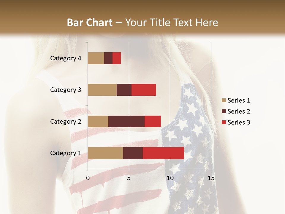 Skinny America Caucasian PowerPoint Template