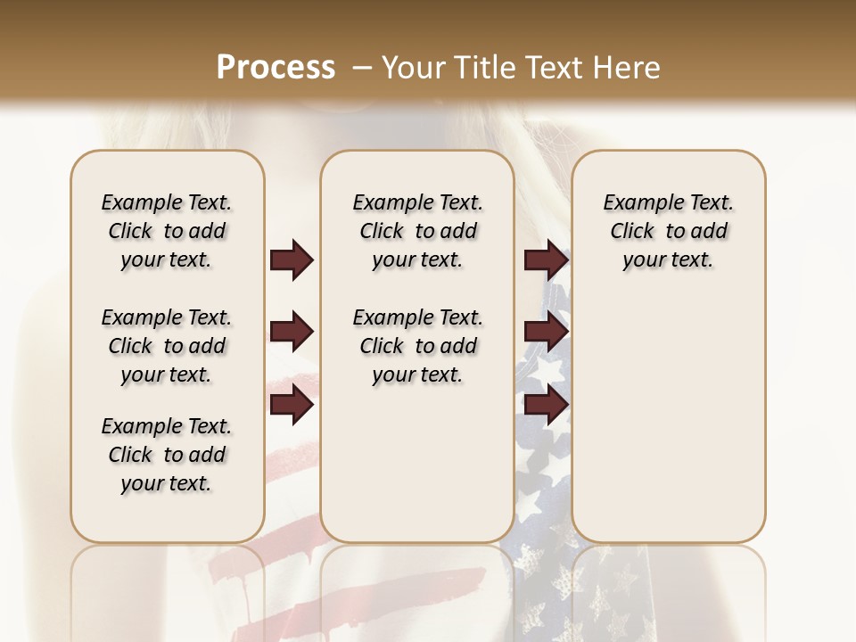 Skinny America Caucasian PowerPoint Template