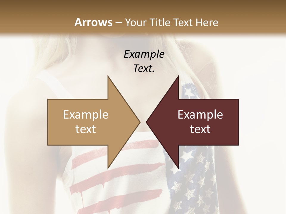 Skinny America Caucasian PowerPoint Template