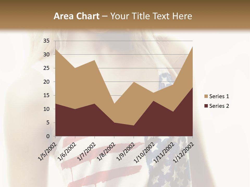 Skinny America Caucasian PowerPoint Template