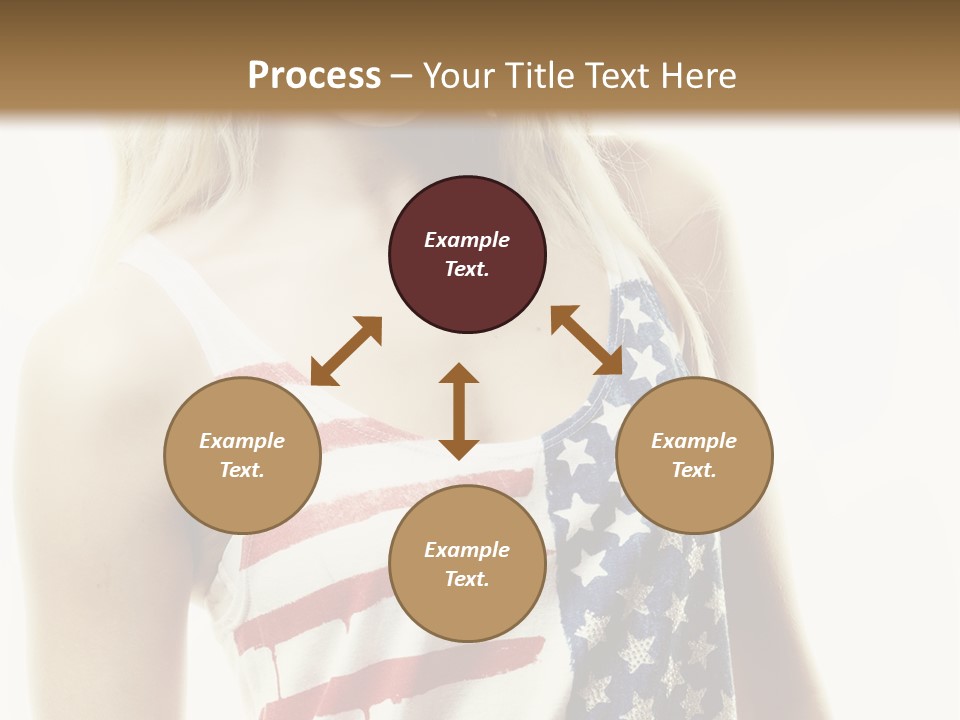 Skinny America Caucasian PowerPoint Template