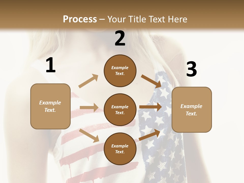 Skinny America Caucasian PowerPoint Template