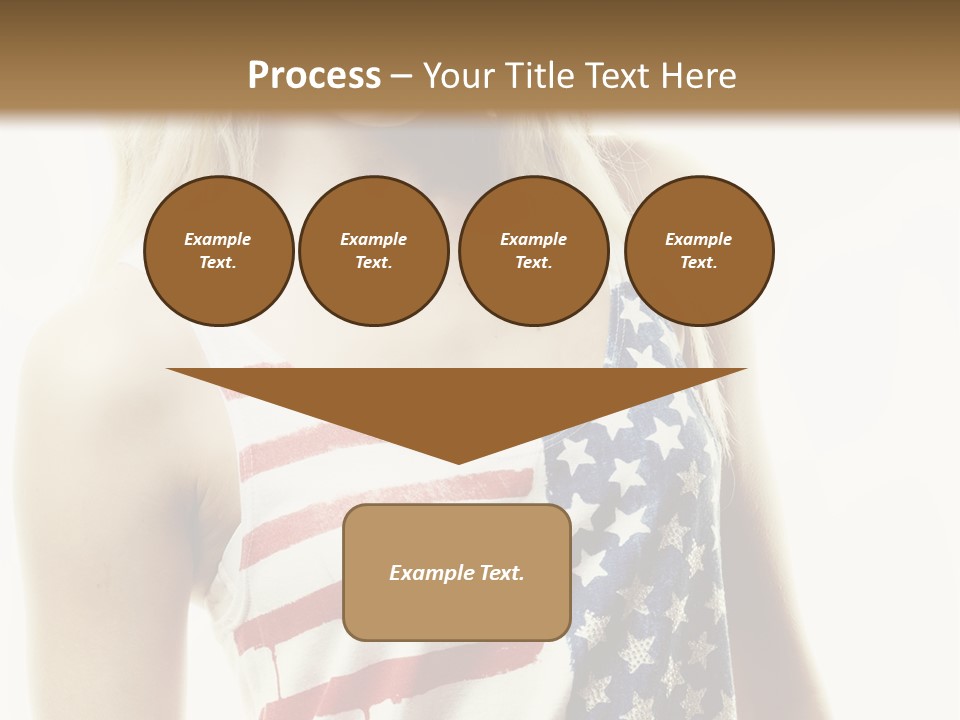 Skinny America Caucasian PowerPoint Template