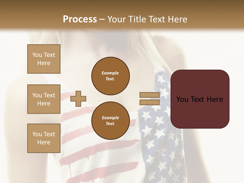 Skinny America Caucasian PowerPoint Template