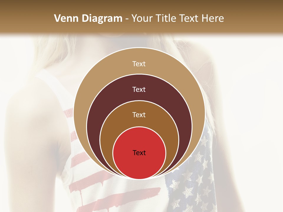 Skinny America Caucasian PowerPoint Template