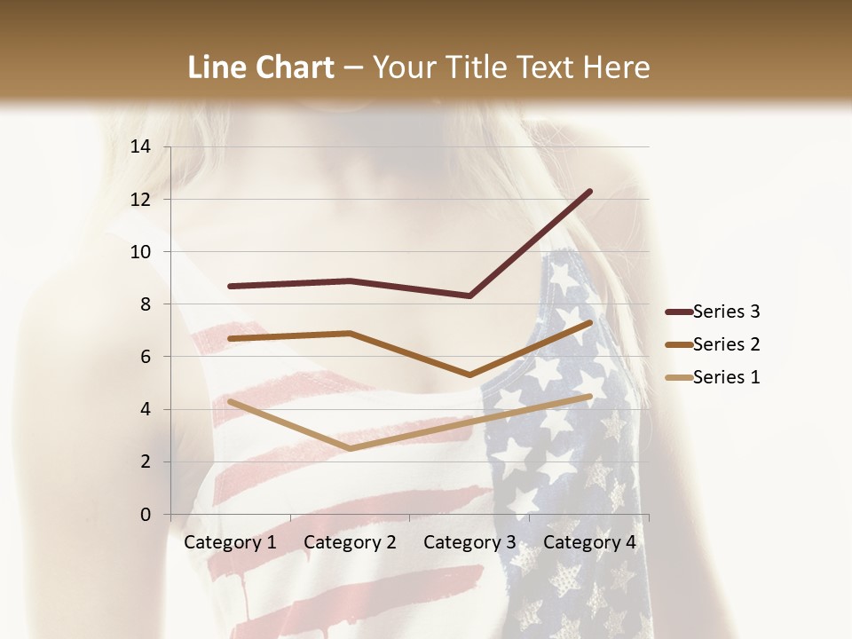 Skinny America Caucasian PowerPoint Template