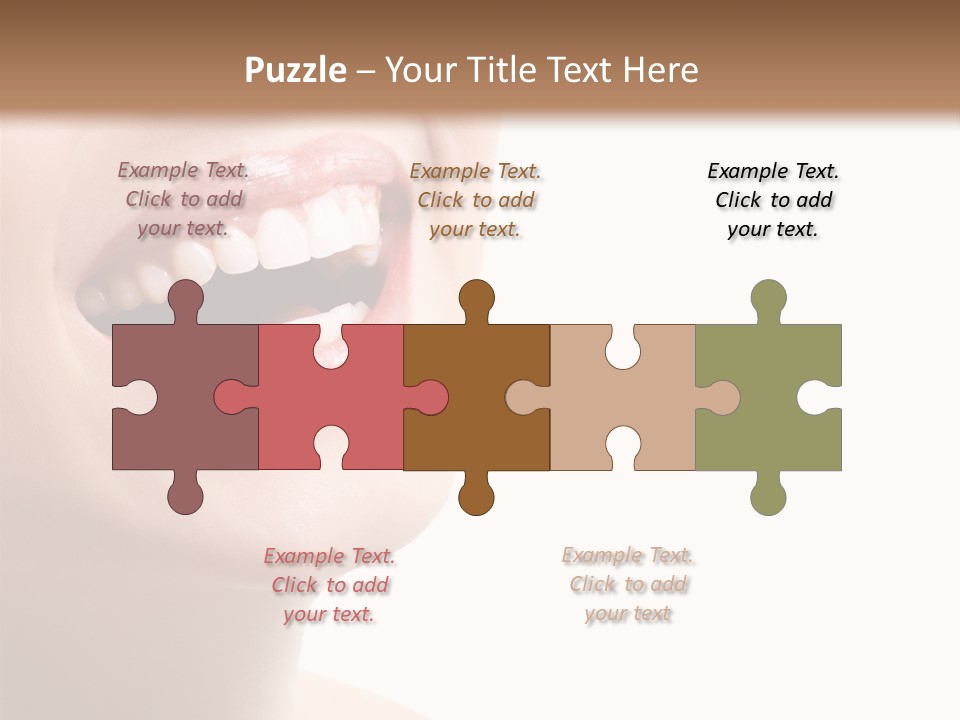 Joyful Fresh Person PowerPoint Template