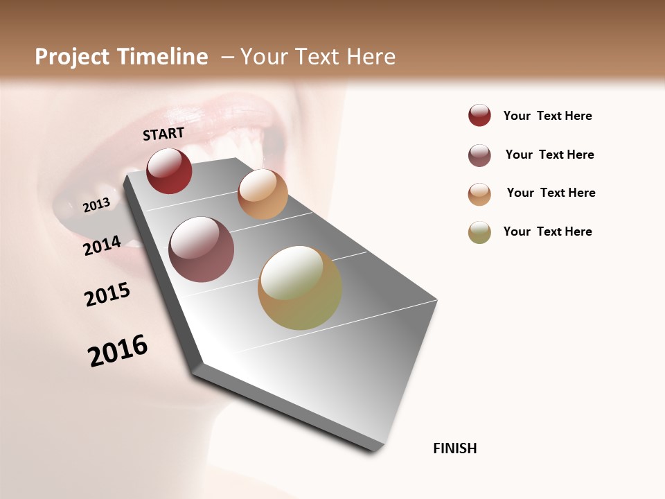 Joyful Fresh Person PowerPoint Template
