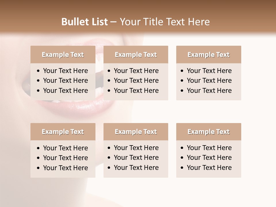 Joyful Fresh Person PowerPoint Template