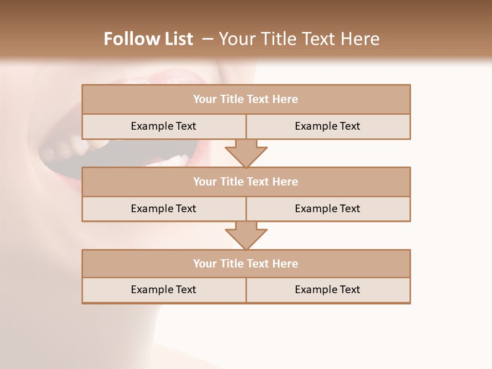 Joyful Fresh Person PowerPoint Template