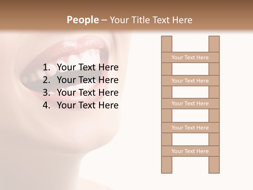 Joyful Fresh Person PowerPoint Template
