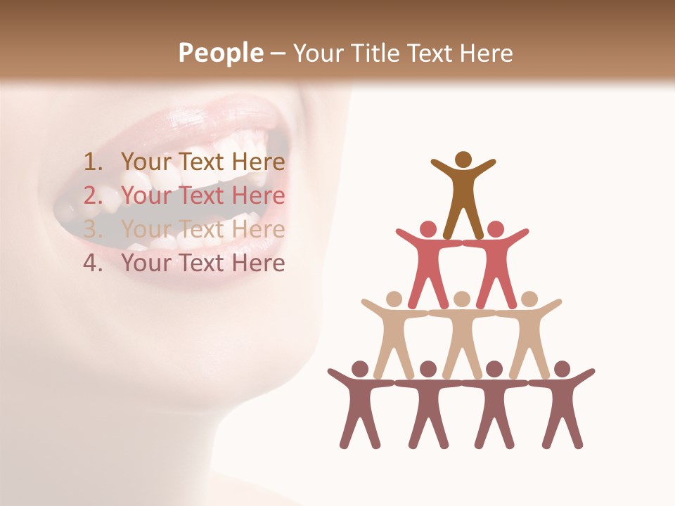 Joyful Fresh Person PowerPoint Template