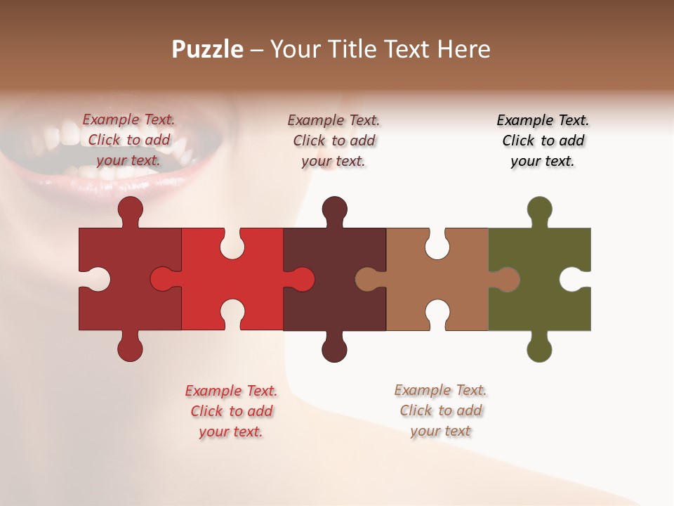 Mouth Beauty Person PowerPoint Template