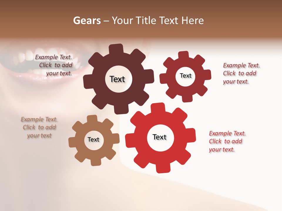 Mouth Beauty Person PowerPoint Template