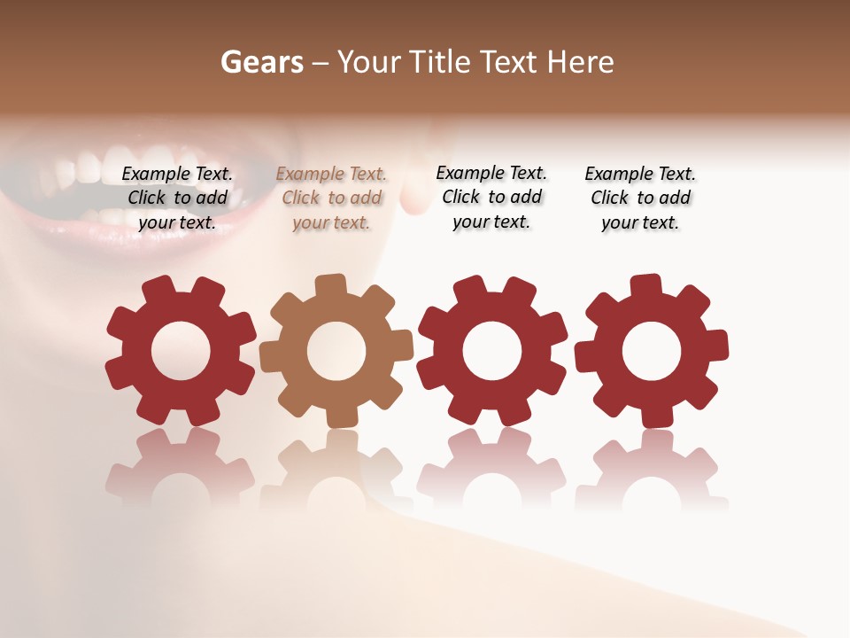 Mouth Beauty Person PowerPoint Template